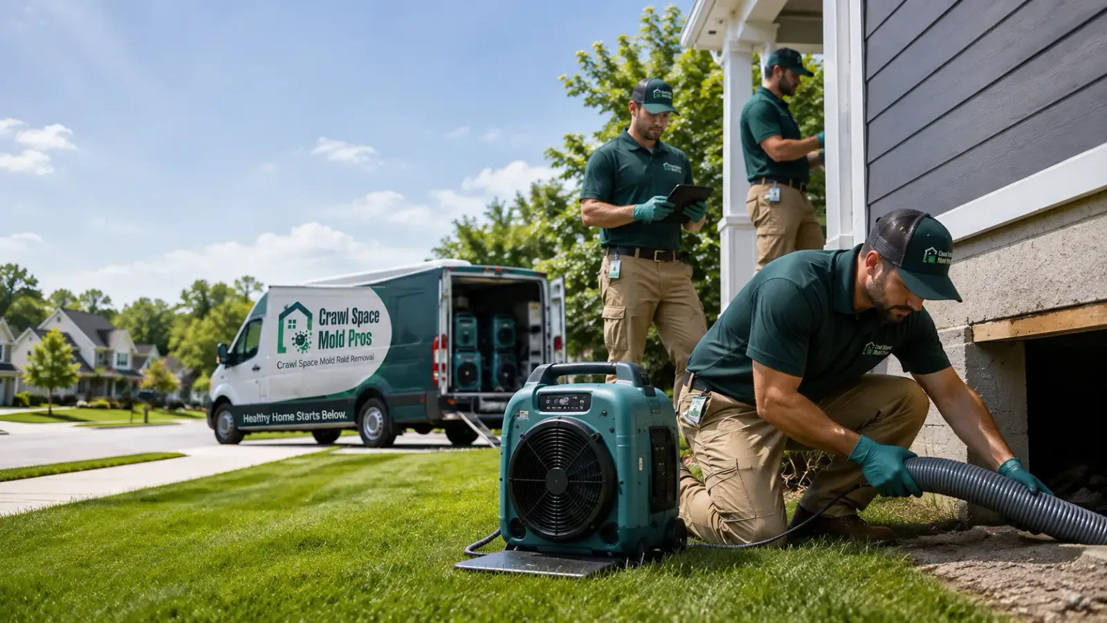 Crawl Space Mold Removal in Circleville, OH